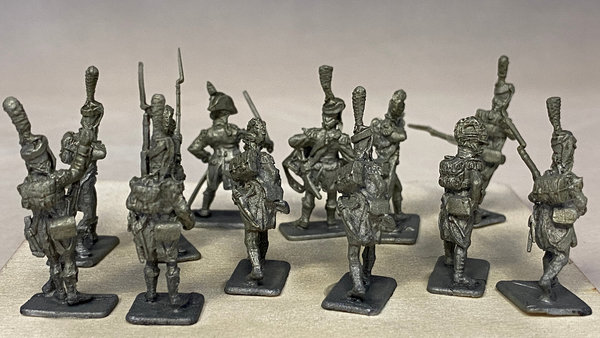 Leichte Infanterie Carabiniers mit Mirliton und Kaskett (French light infantry Carabiniers )